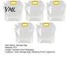 Reusable Food Storage Bags 5PCS Grain Bag with Handle, Large Capacity Cereal Container, Vertical Standing Pouch Organizer, Moisture Proof for