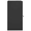 vidaXL Sattelschrank Anthrazit 53x53x105 cm Stahl
