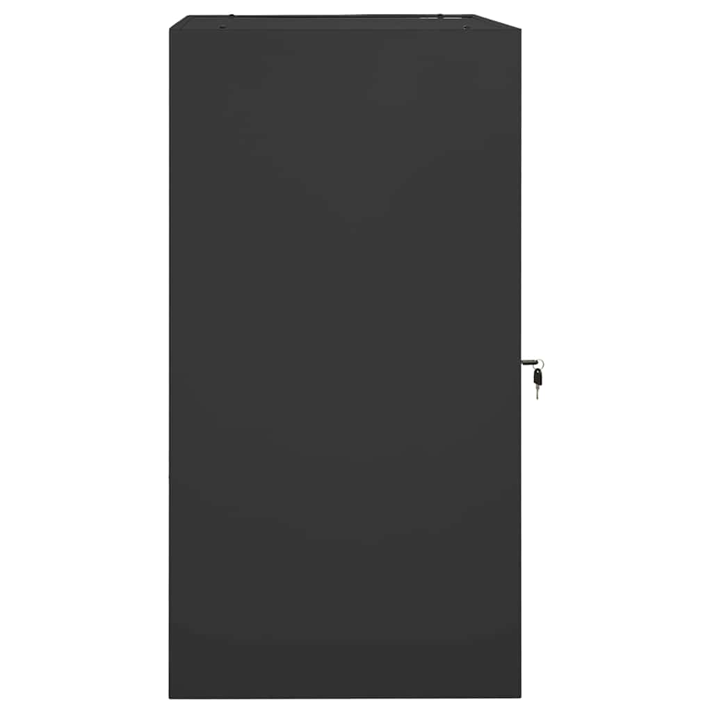 vidaXL Sattelschrank Anthrazit 53x53x105 cm Stahl