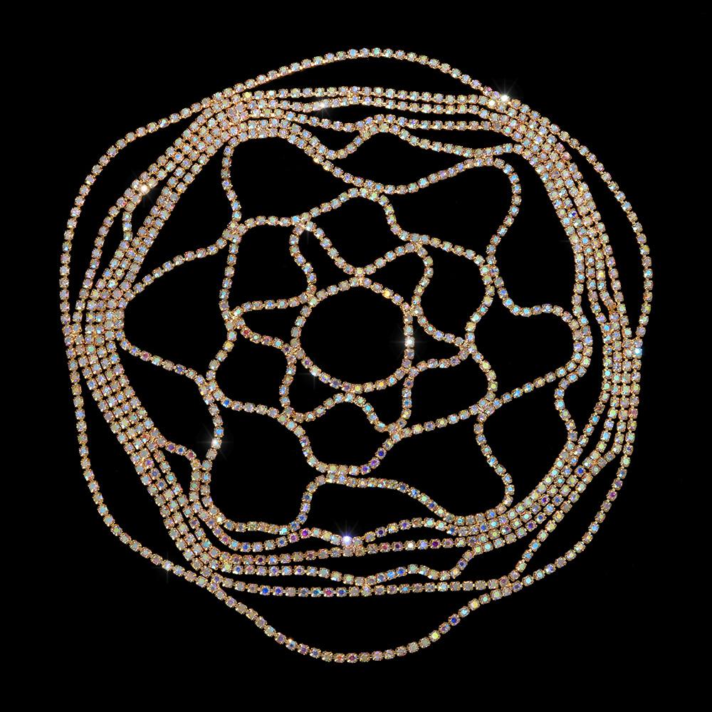 

2022 полые свадебные стразы головной убор сетка головной убор свадебные украшения кристалл головной убор шапка аксессуары для волос золотой