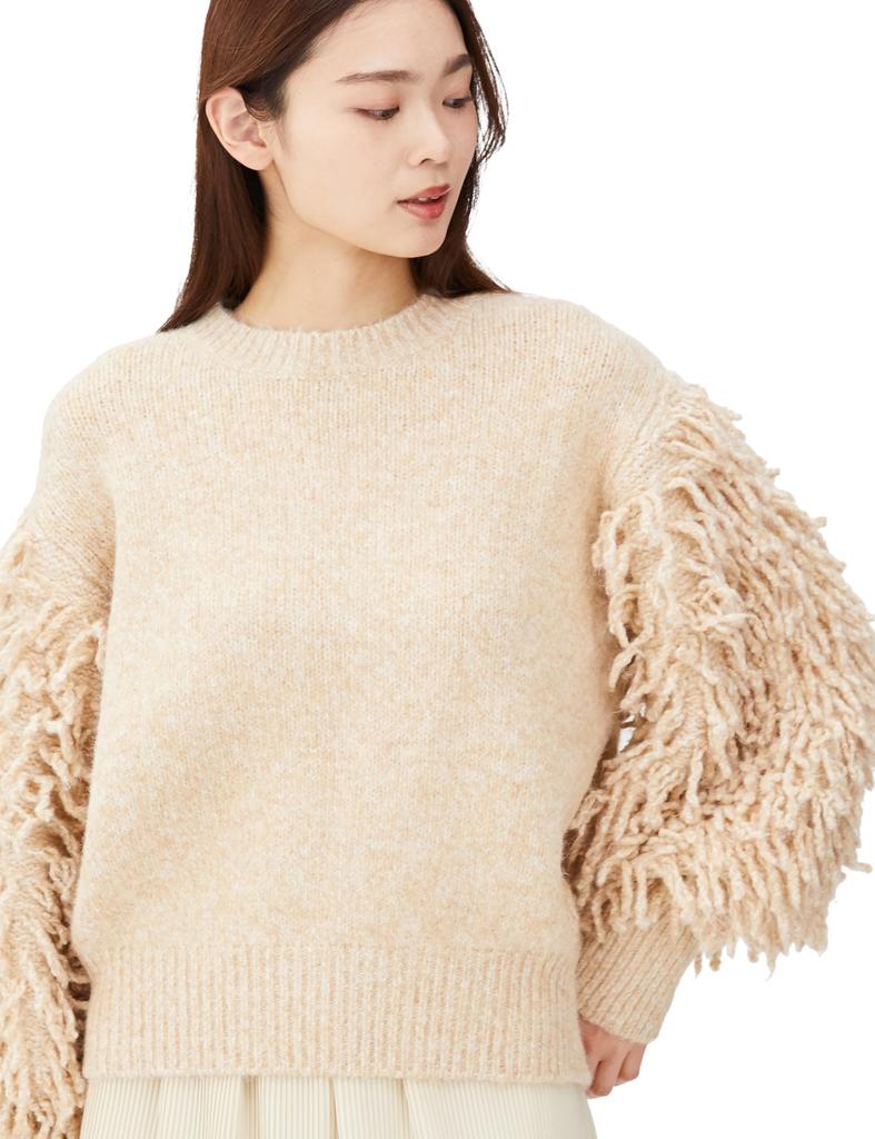 Emi Fringe Sleeve Pullover Knit Women's (13WNT235051)