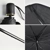 Front Driver & Passenger Side Polyester Fiber Car Windshield Sunshade, with Installation Tool and Washable Fabric, Applicable for Sedan, SUV, and Truc