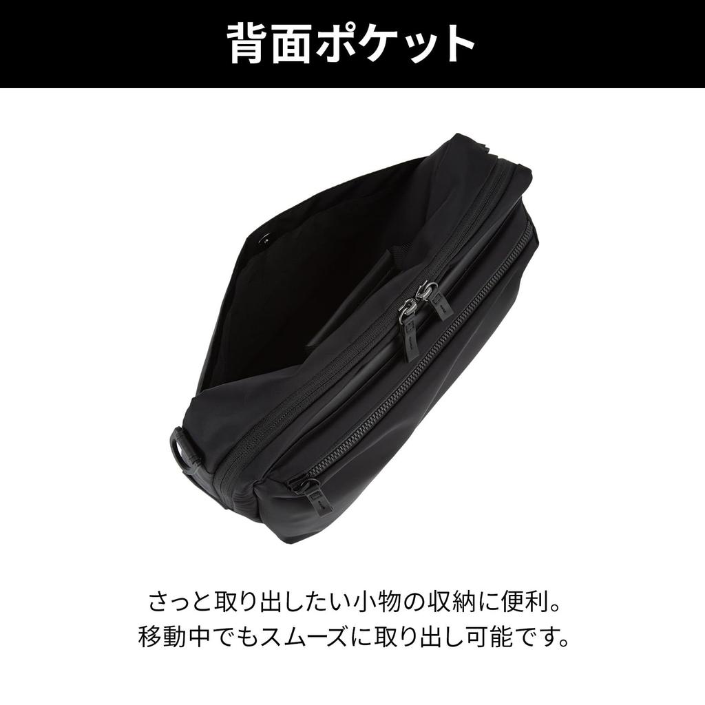 Metrex Shoulder 19115 Gray [Ace Gene] Bag, 6L, Horizontal, Lightweight, Casual,