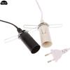 1PCS Salt Lamp Pendant LED Bulb Hang Lamp Suspension Holder EU Plug 1.8m Power Cord Cable E14 Socket Lamp Base With Switch Wire
