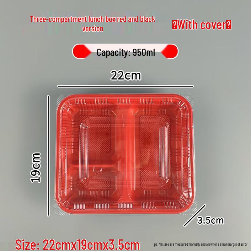 Yangge Disposable Compartmented Food Containers