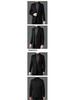 Men's Wool Suit with Goose Down Liner - Fashionable Autumn/Winter Double-Sided Casual Overcoat for Young and Middle-Aged.