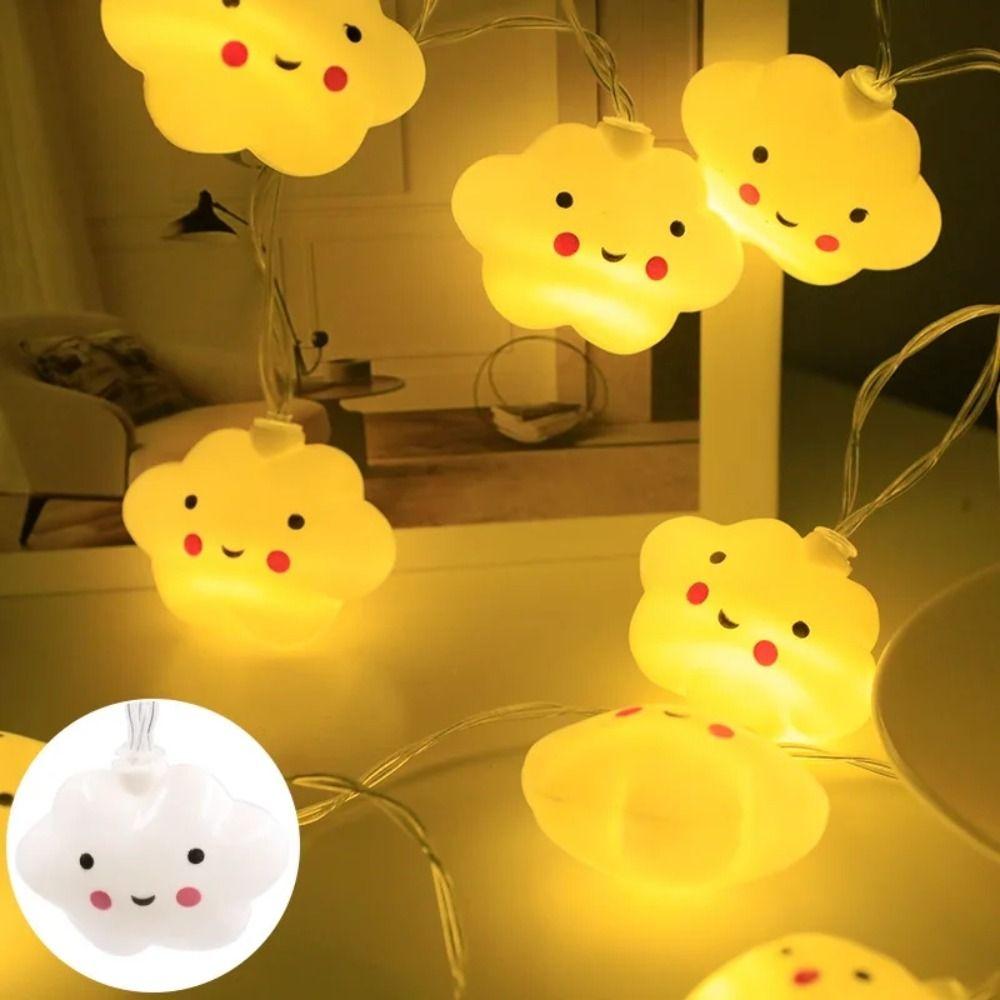Cloud Star Rainbow Atmosphere Light Waterproof Night Light LED String Fairy Lights  Christmas