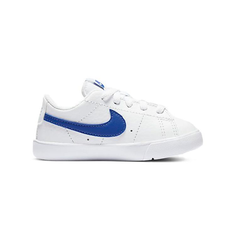 Nike Blazer Comfortable Slip Resistant Durable Low Top Walking Shoes Baby Shoes White Blue CZ7581-100