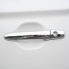 Pro Peugeot 4007 2007-2012 Lesklá černá karbonová chromovaná klika Obložení dveří auta Samolepka Styling Auto