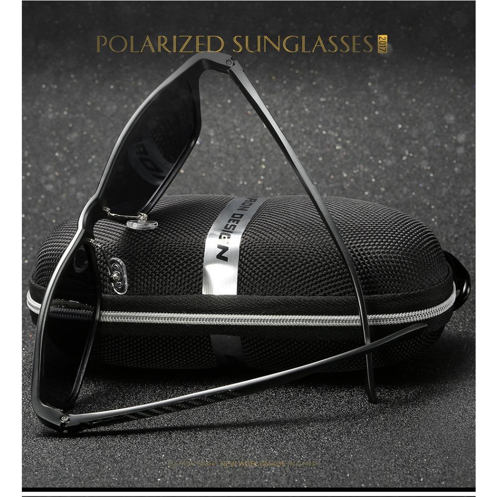 aoron Men's Sunglasses Aluminum Magnesium Colorful Polarizing Glasses, Fishing Driver's Glasses