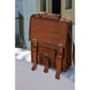 Men's Women's Leather Laptop Satchel Vintage Leather Messenger Shoulder Bag