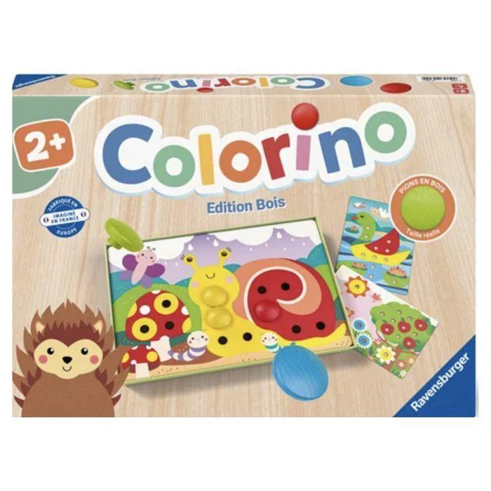 Colorino - Edition pions en bois - RAVENSBURGER - Marron - Bois / Carton - Dès 2 ans