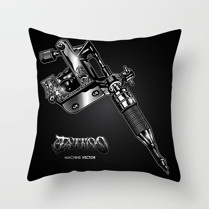 Japanese Ninja Character Digital Single-sided Printing Sofa Pillow Cushion Cover Home
