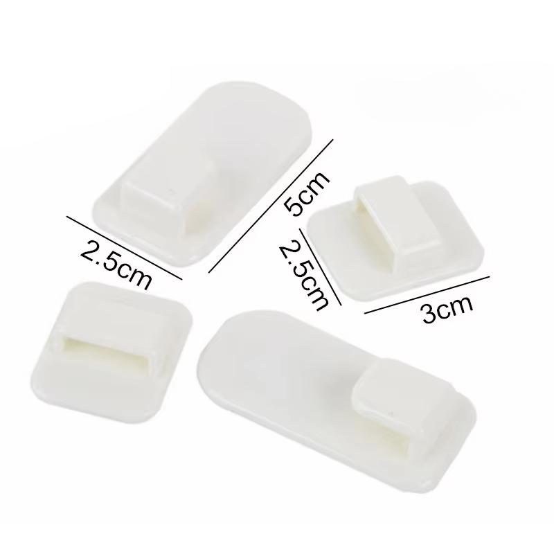 2 Pair of Creative Mother-child Combination Hook Wall Self-adhesive Universal Hooks TV Air Conditioning Remote Control Organizer