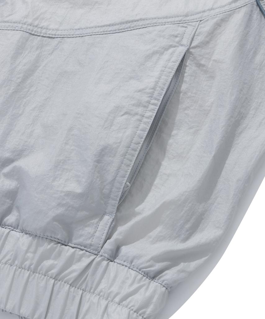 Covernat Woman Silky Nylon Detachable Jumper Light Gray