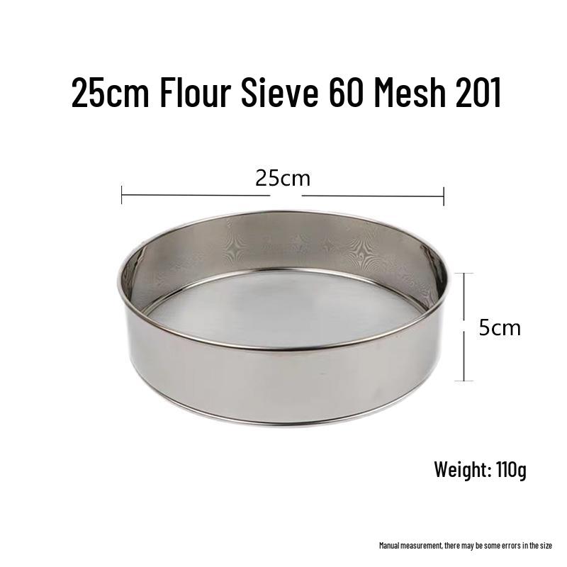 Stainless Steel Fine Mesh Flour and Sugar Sifter Tool