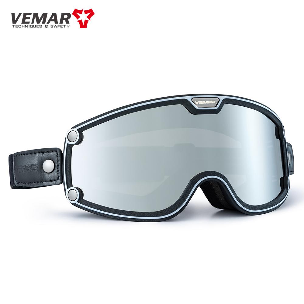 Motorcycle Helmet Goggles Retro Locomotive Motorbike Riding Cycling Sunglasses Windproof Anti Sand Off-road Universal Glasses