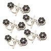 5 Pcs Chain Button Pins Cardigan Closure Fastener No Sewing Detachable Decorative Buttons for Sweaters Cardigans