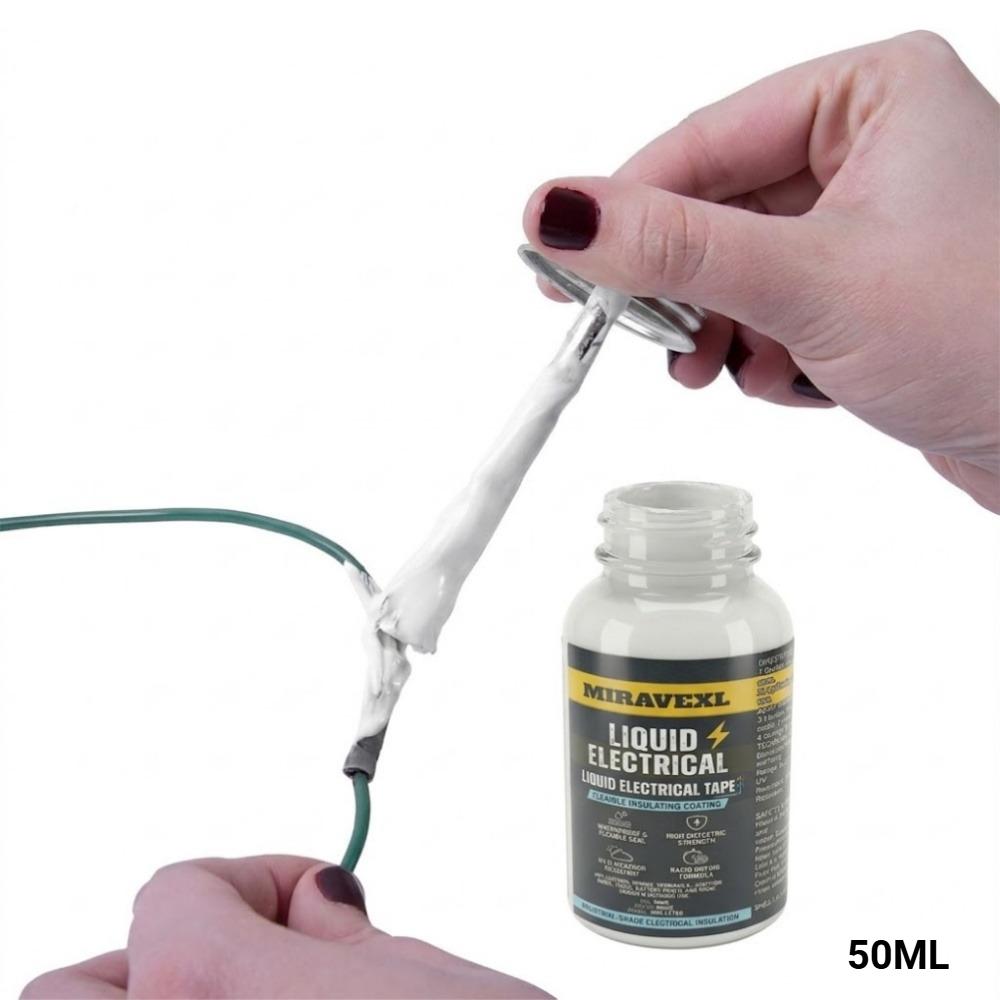 White Liquid Electrical Tape Fast Dry Waterproof Insulation Sealant Glue Phone USB Data Cable Charger Cord Wire Repair Paste