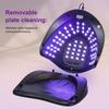 300W Professional Nail Lamp - Fast Curing, Auto Sensor, 4 Timers, 72 LED for Gel Polish - Salon & Home