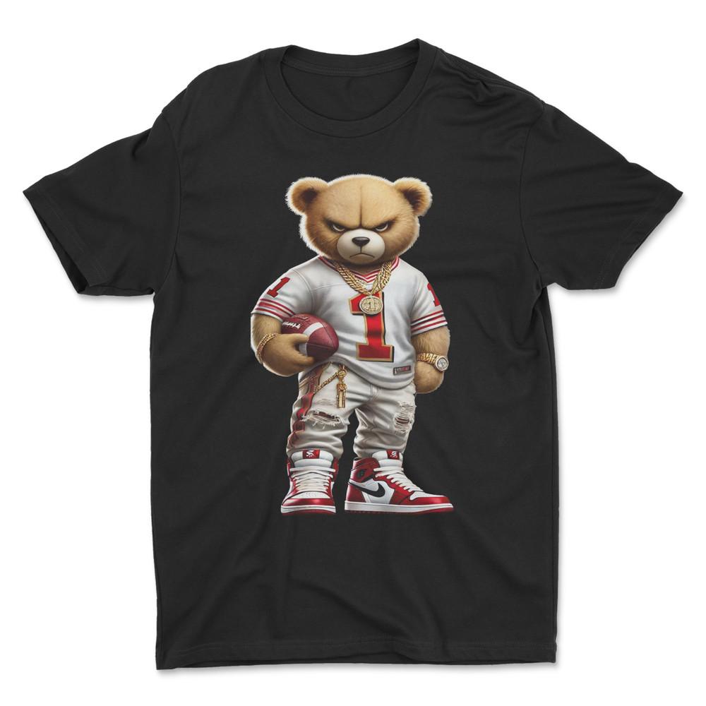 San Francisco T-Shirt , Hip Hop Bear T-Shirt Unisex T-Shirt M