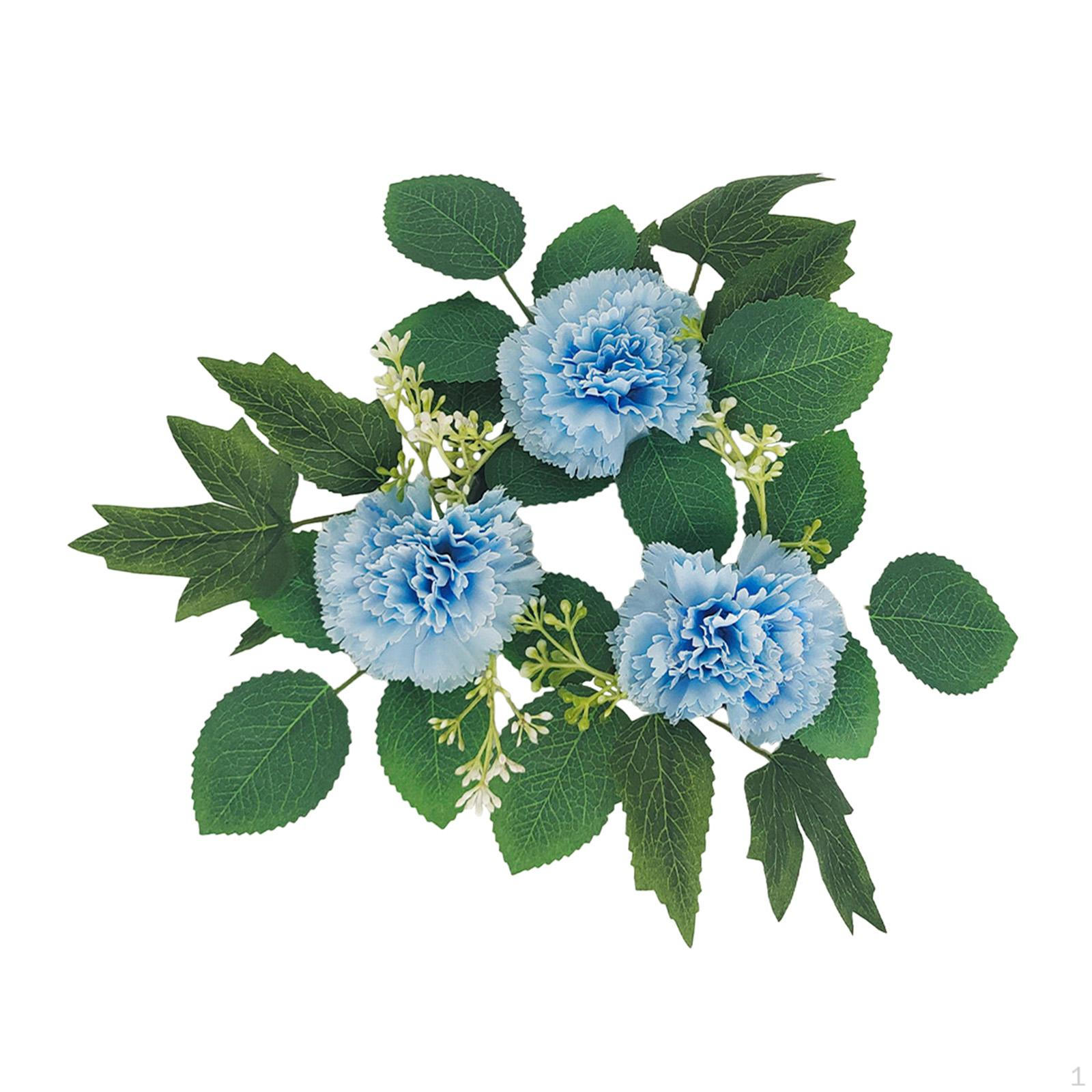 

Свечи Кольца Венки Искусственные листья Искусственный цветок Мини-стол Центральная часть blue