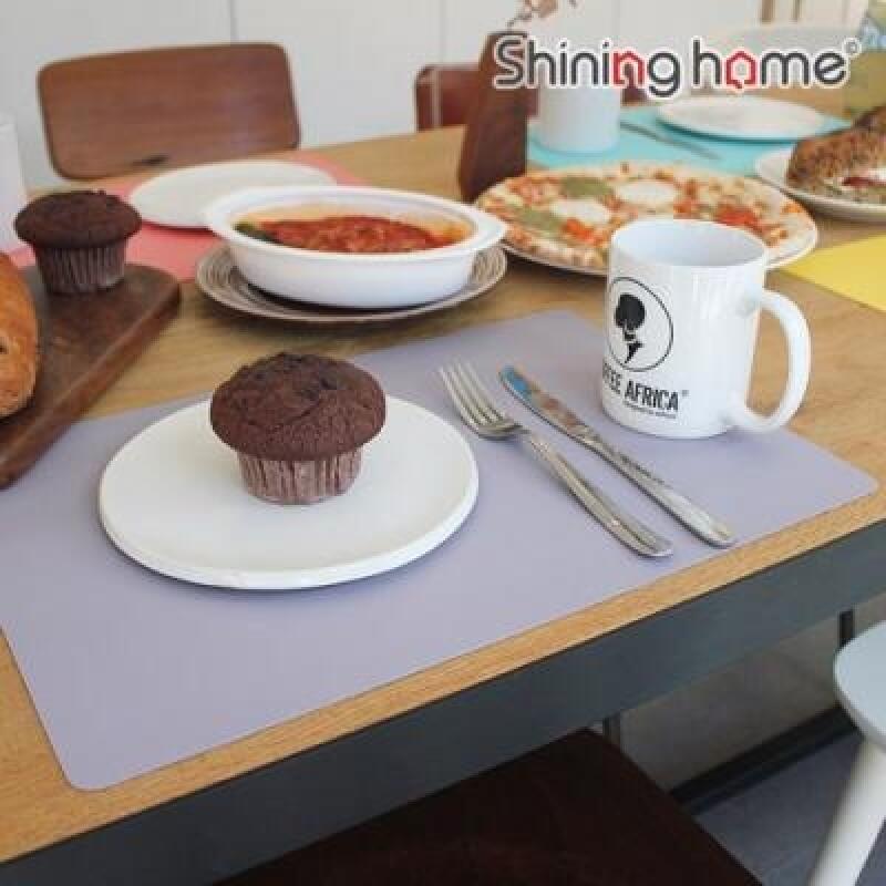 Pastel Silicone Placemat 2P gray