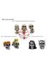 Vintage Skull Resin Air Vent Aroma Clip Holder Set