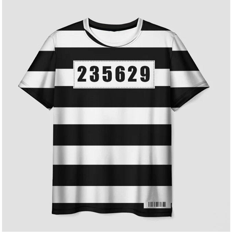 Pánské tričko s 3D potiskem, hip-hopovým kulatým výstřihem a dlouhým rukávem, módní avantgardní ležérní minimalistické tričko