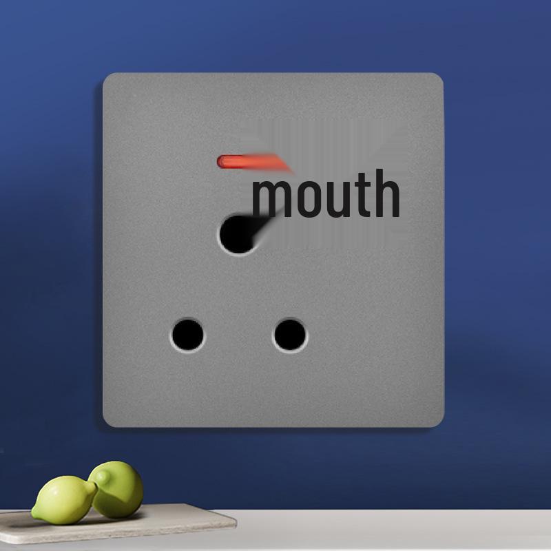 Priză UK 13A pentru perete gri cu încărcător Type-C și USB