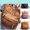 Stylish Women's Backpack In Soft Pu Leather For School And Travel With Adjustable Straps