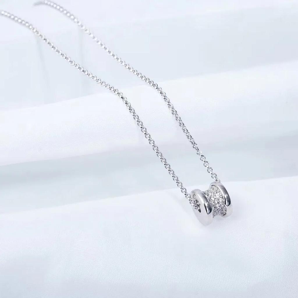 Colier clasic din argint 925 Gypsophila Colier cu talie mică pentru femei Bijuterii de lux pentru banchet de marcă de modă