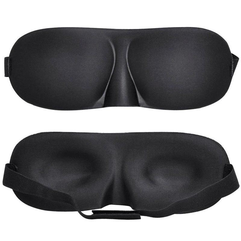 

1 шт. 3D маска для глаз, мягкая набивка, чехол для сна, отдых, расслабление, повязка на глаза, средства по уходу за глазами чёрный