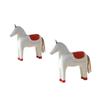 Wooden Horse Ornament Christmas Table Decoration for Bookshelf Table Office