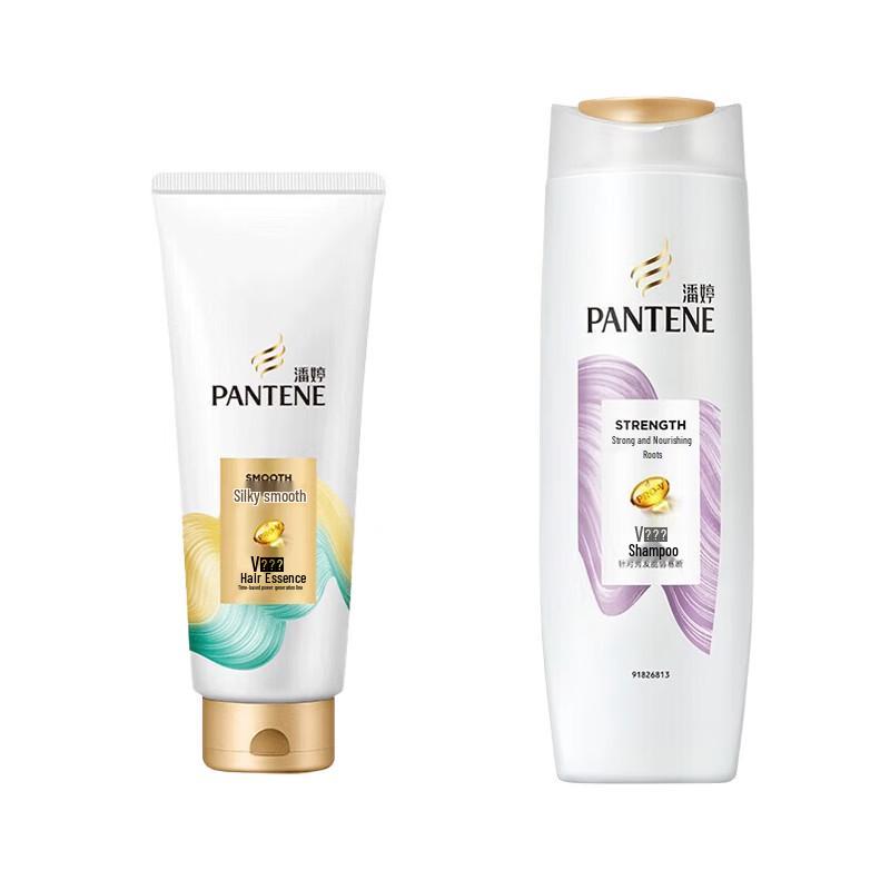 Pantene Hair Strengthening & Smoothing Shampoo & Conditioner Set