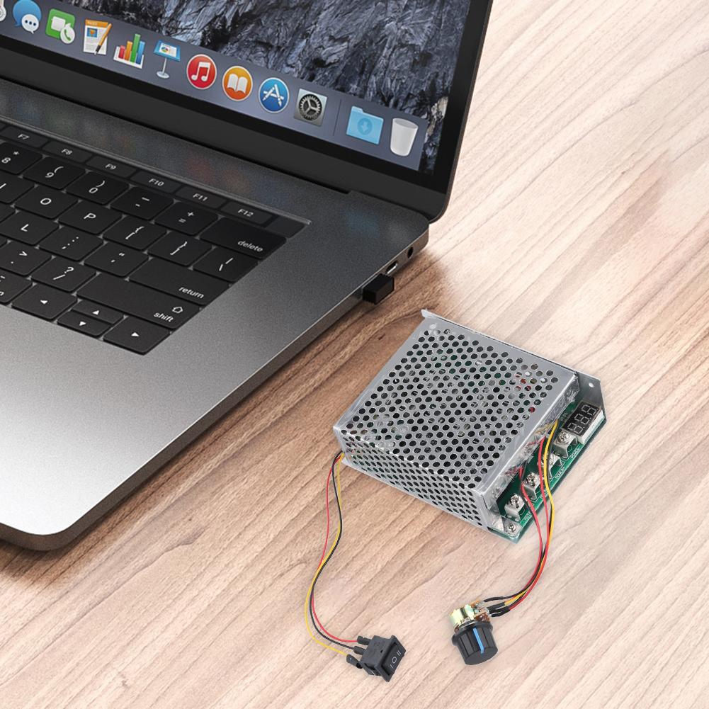 DC Motor Drive Controller Module DC 10-55V DC PWM Motor Driver Module 100A 12V 24V 48V Forward/Reverse Electronic Components