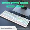 "Value E-sports K104 Mechanical Gaming Keyboard, Wired USB, Blue/Red Switches, Backlit for Office and Gaming Use"