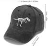 Embroidered Dinosaur Baseball Cap Cotton Kids Sports Hat Casual Sun Hat  Summer