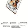 1pc Vintage Australian Shepherd Tin Sign 8x12in, Unframed Farm Dog Metal Plaque, Retro Pet Lover Decor for Home Yard Garage Cafe
