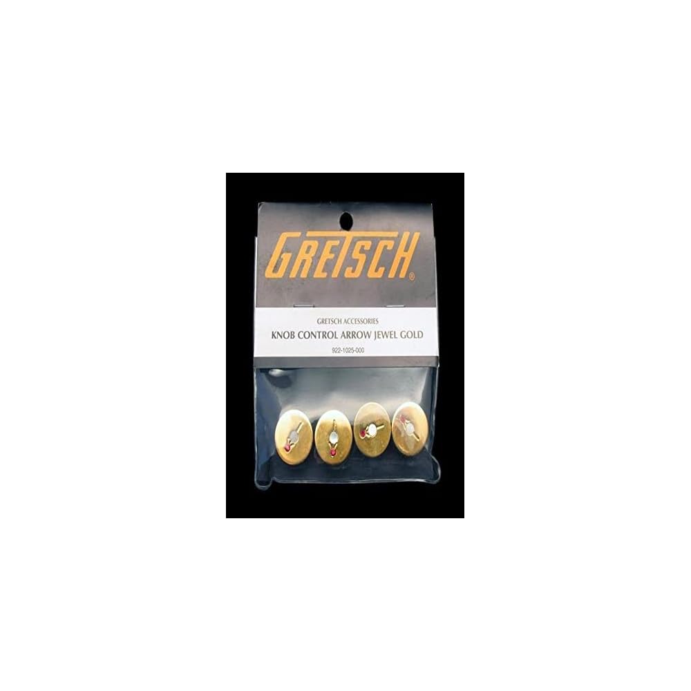 Fender Gretsch Gold Arrow Jewel Guitar Knobs - Set of 4