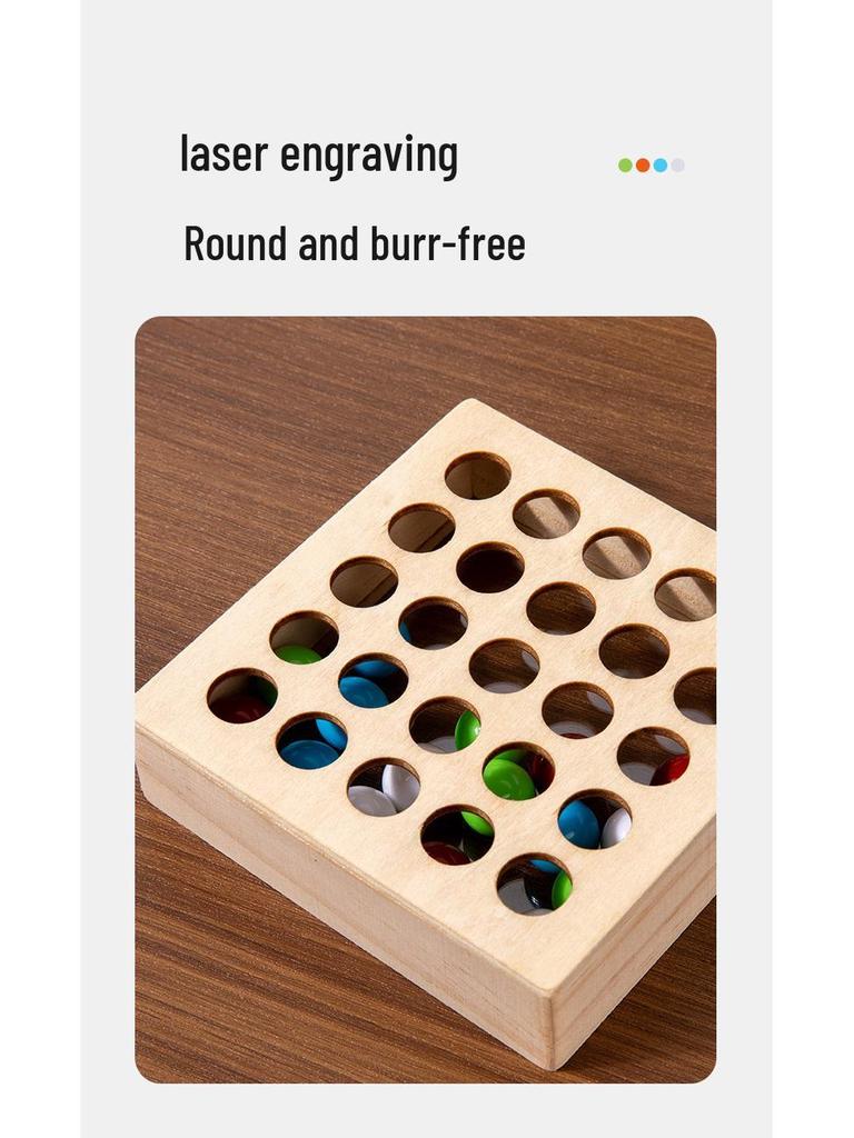 Holz Fingerroller Spielzeug für Kinder: Konzentration, Logik und Feinmotorik fördern