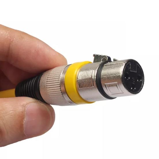 Audio Cable Shielded Anti-interference 100/180cm 3Pin XLR Male to Female Microphone AUX Cord for Mixer