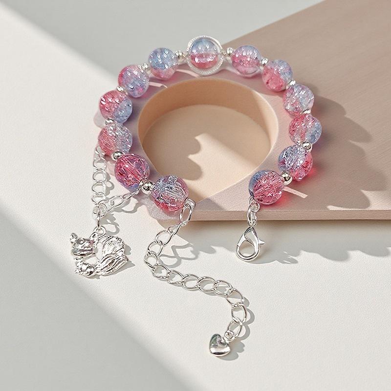 Daisy Popcorn Beaded Bracelet: Elegant Women's Hand Jewelry