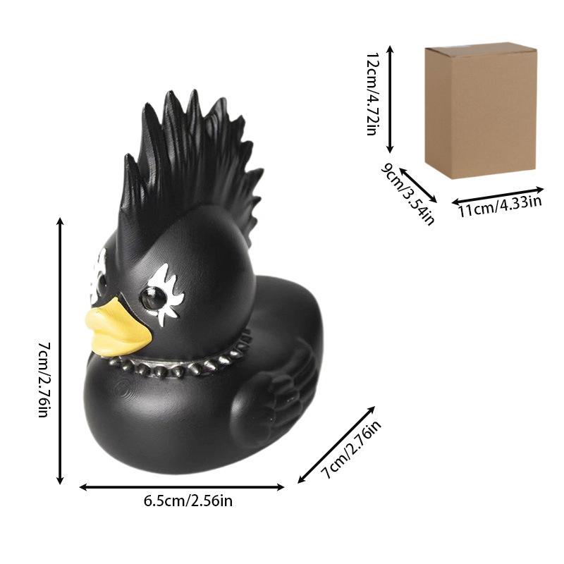 Satan Duck Punk Duck Death Rock Duck Valentina Lady Duck Gothic Girl Statue