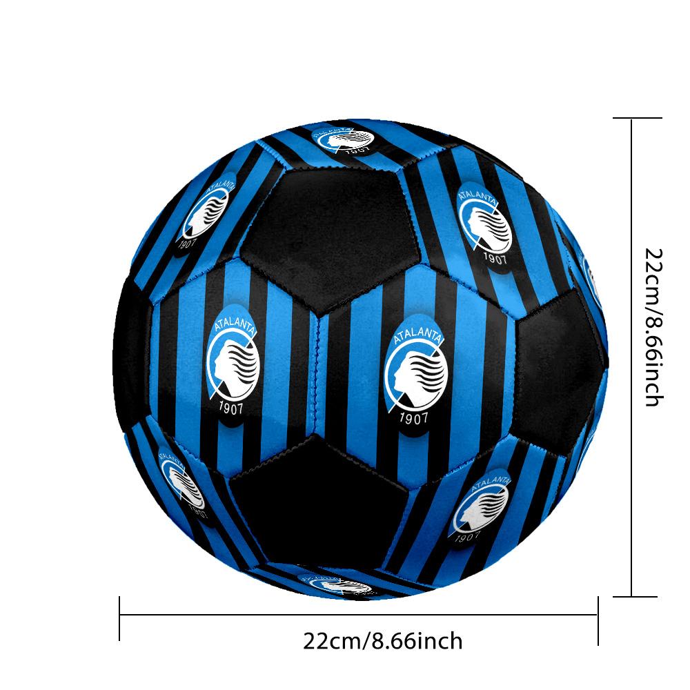 Atalanta Indoor Soccer Ball Colorful Machine Stitched PVC Size 5 Team Training Competition Ready Durable High-Bounce Cool Sports Gift