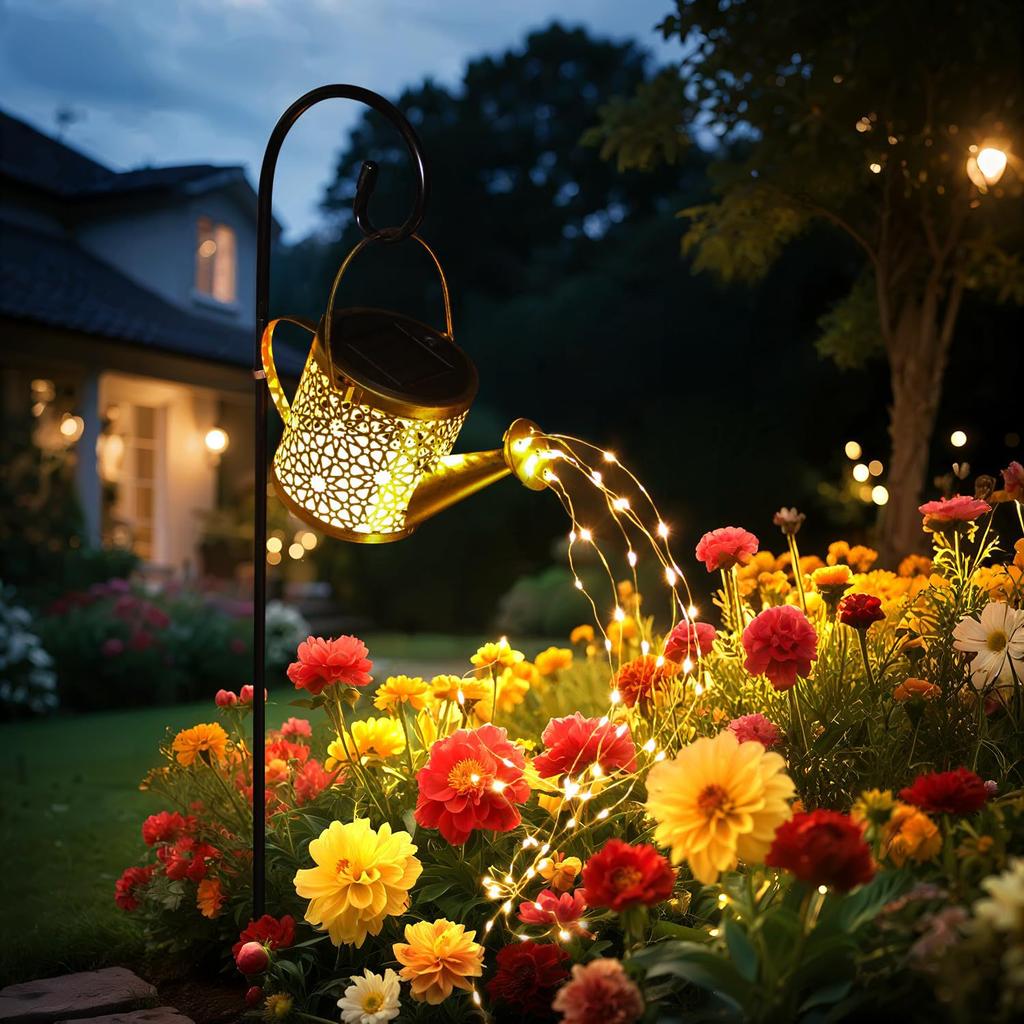JYL TS/015,Solar Watering Can Light Waterproof Outdoor Lawn Lamp for Garden Landscape and Patio Ornament