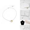 Creative 2021 Fashionable Minimalist Heart Shaped Necklace For Women With Unique Plating