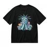 Women's Trend Creative Comfy Classic T-Shirt Statue Of Liberty Art Tee