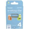 Eneloop Eneloop Lite HR03 Pile Rechargeable LR3 (AAA) NiMH 550 mAh 1.2 V 4 Pc(s)