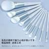 MSQ Makeup Brush 10-Piece Set Eyeshadow Blush Concealer High-Quality Fiber Hair Ultra-Soft Everyday Popular Powder Retention Strong Tools Cosmetic Bag